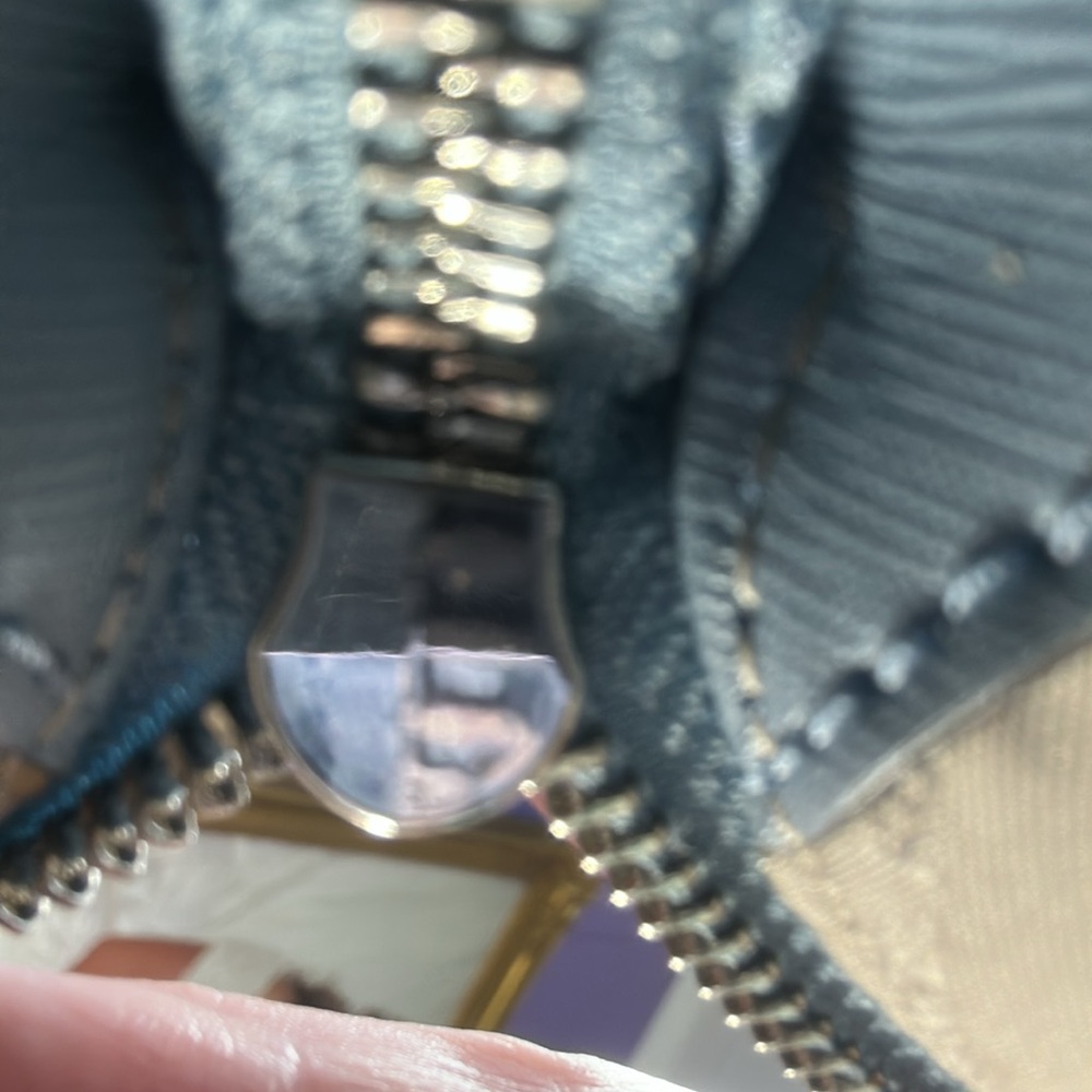 Michael Kors Blue Satchel with Floral Scarf - Picture 8 of 15